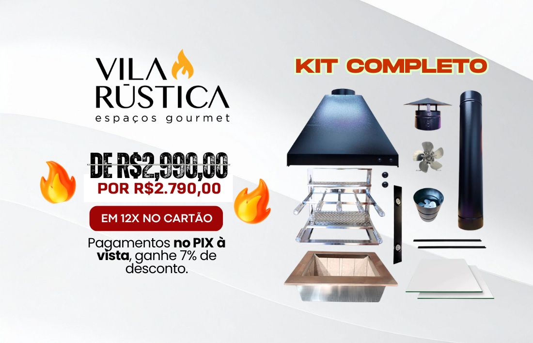 Vila Rústica Campinas - Churrasqueiras Gourmets