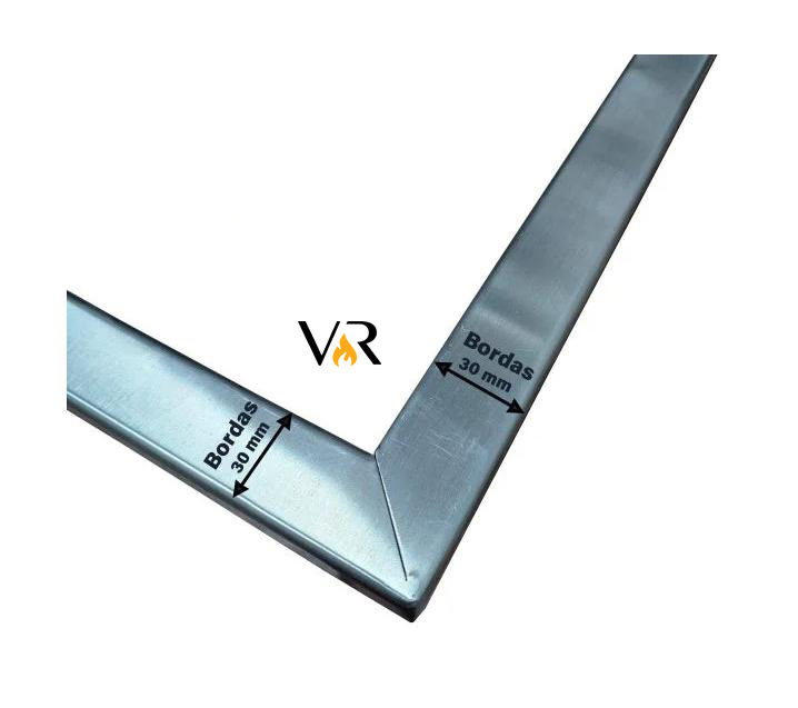  Suporte de fundo INOX 430- 0,60x0,40 - ARGENTINA