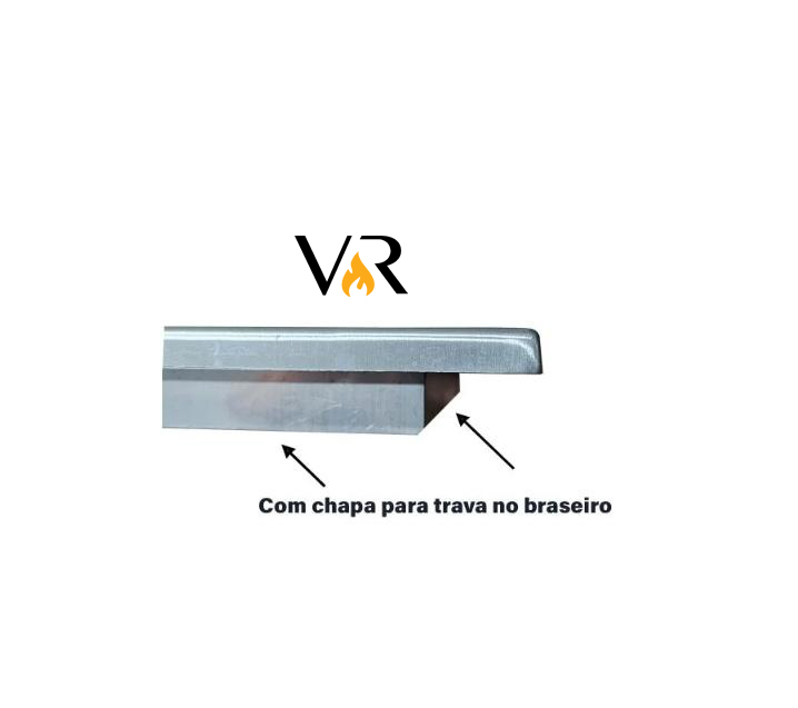 Suporte de fundo INOX 430- 0,60x0,40 - ARAMADA