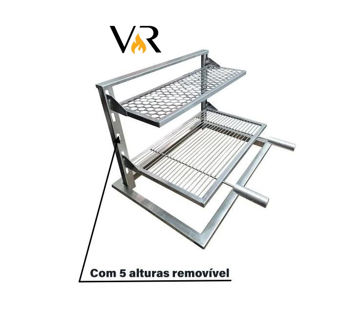 Suporte de fundo INOX 430- 0,60x0,40 - ARAMADA