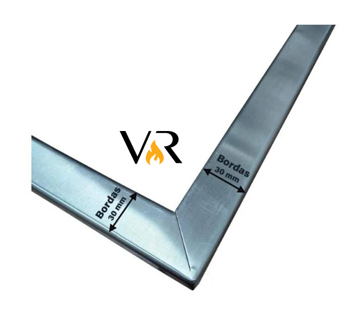 Suporte de fundo INOX 430- 0,60x0,40 - MOEDA