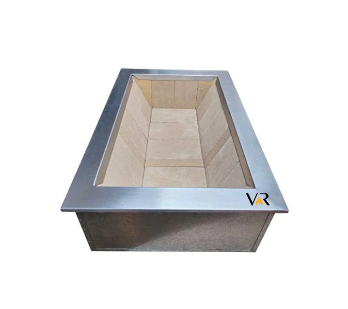 Braseiro Refratário Caixa Dupla para Churrasqueira Gourmet – 0,60x0,40 INOX430