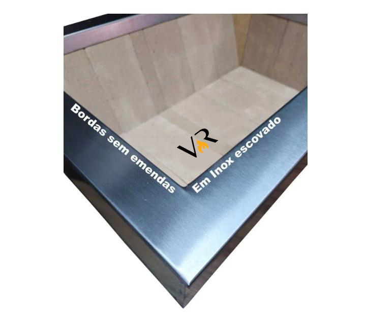 Braseiro Refratário Caixa Dupla para Churrasqueira Gourmet – 0,60x0,40 INOX430